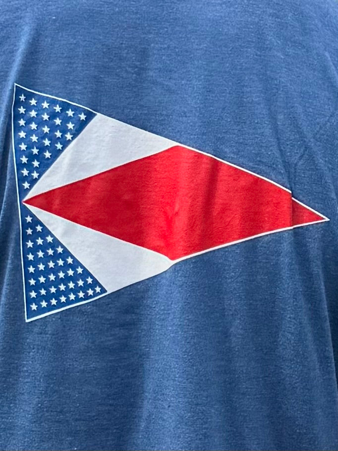 Adult Americana Star Burgee T-shirt