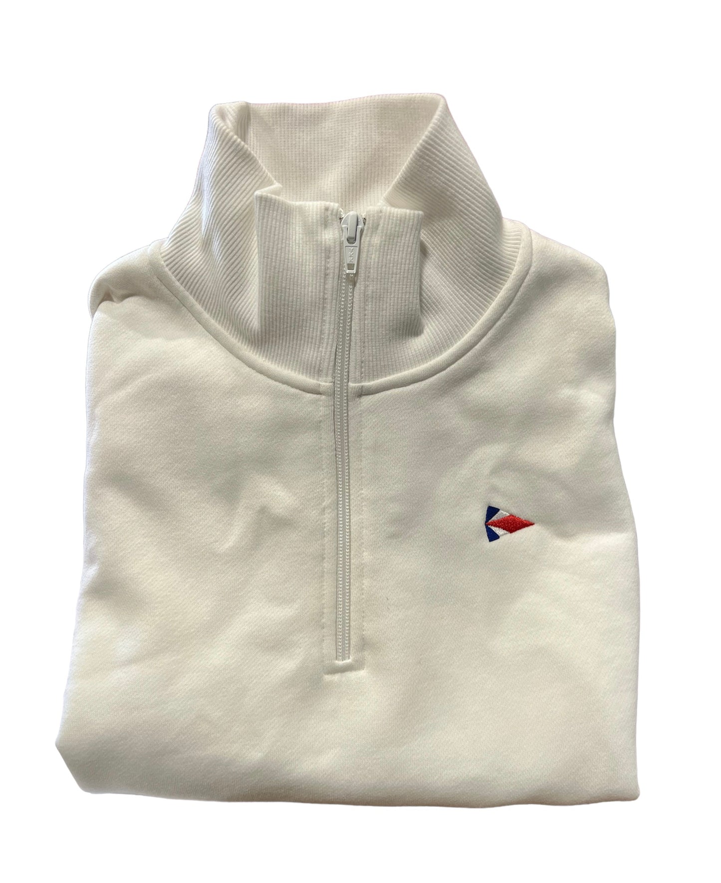 Women's Sport Tek 1/4 Zip Sweatshirt with Burgee Royal Blue