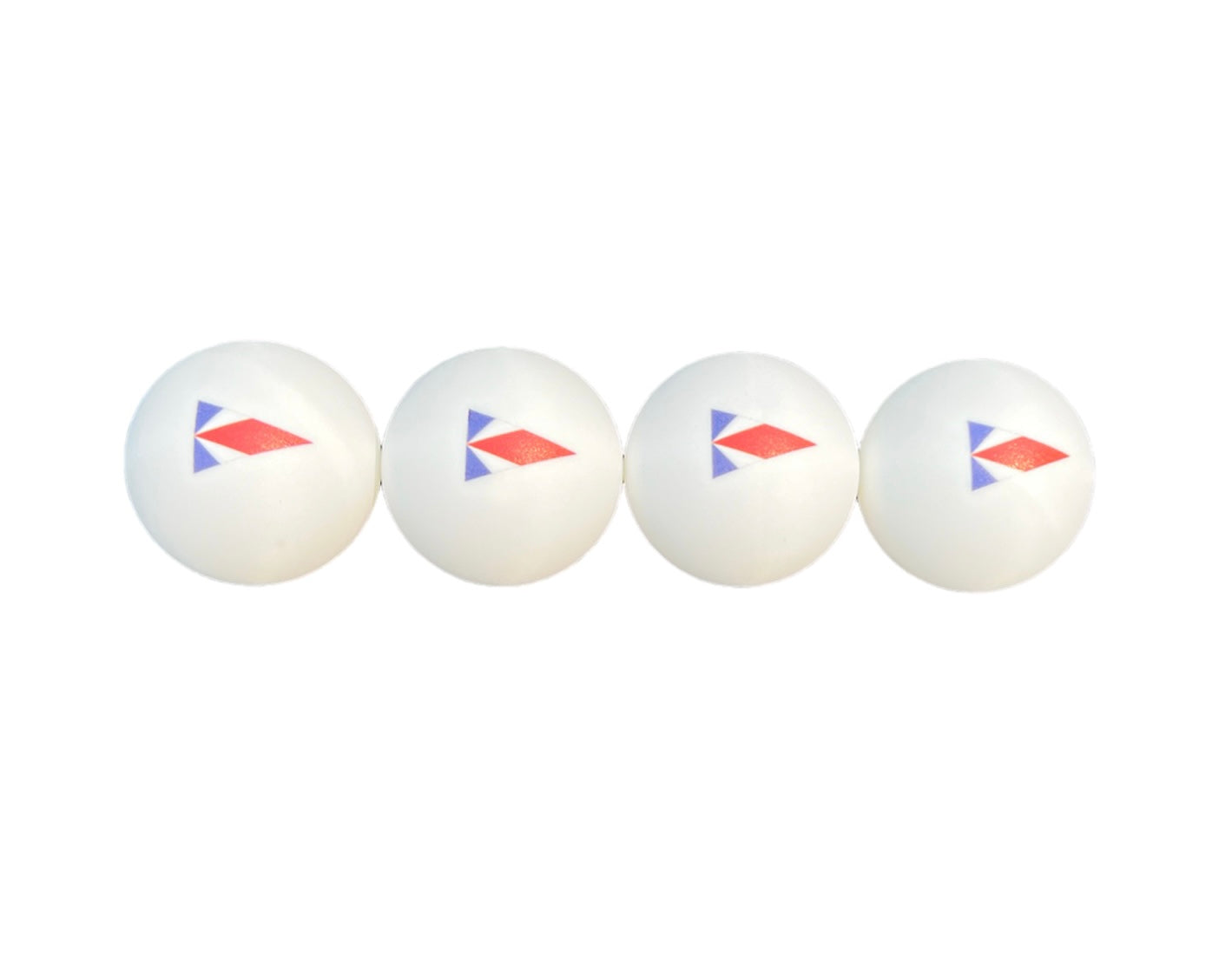 Ping Pong Balls with Burgee (set of 4)