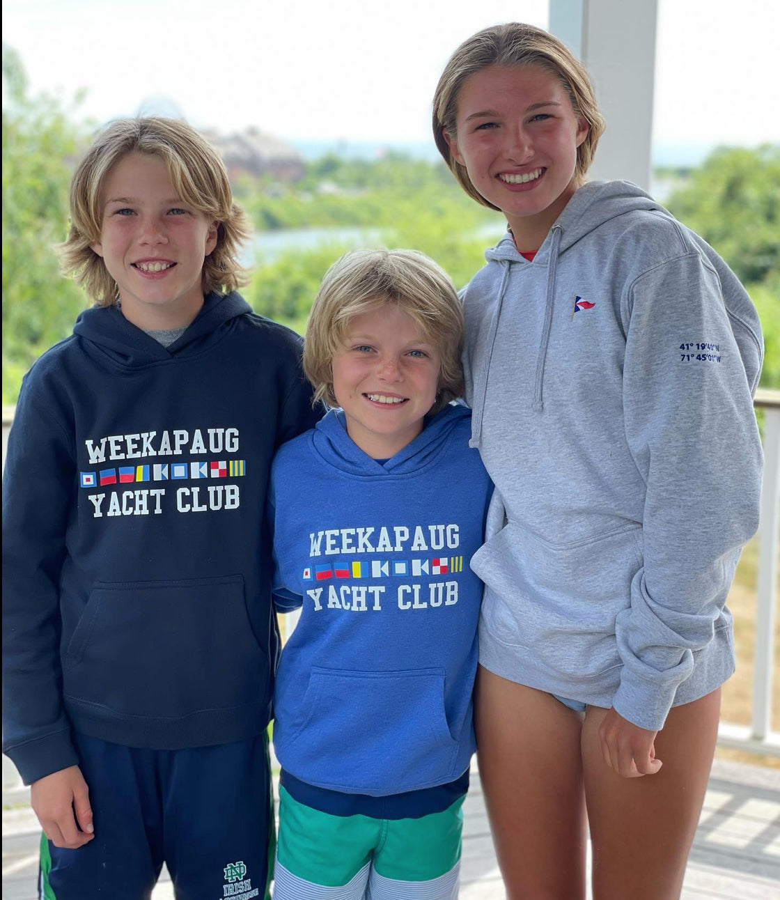 Kids Signal Flag Crewneck Sweatshirt