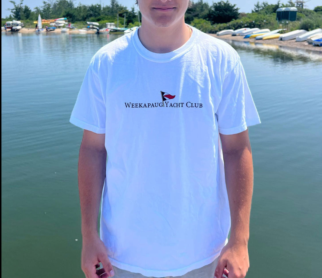 Kids White Cotton Tee