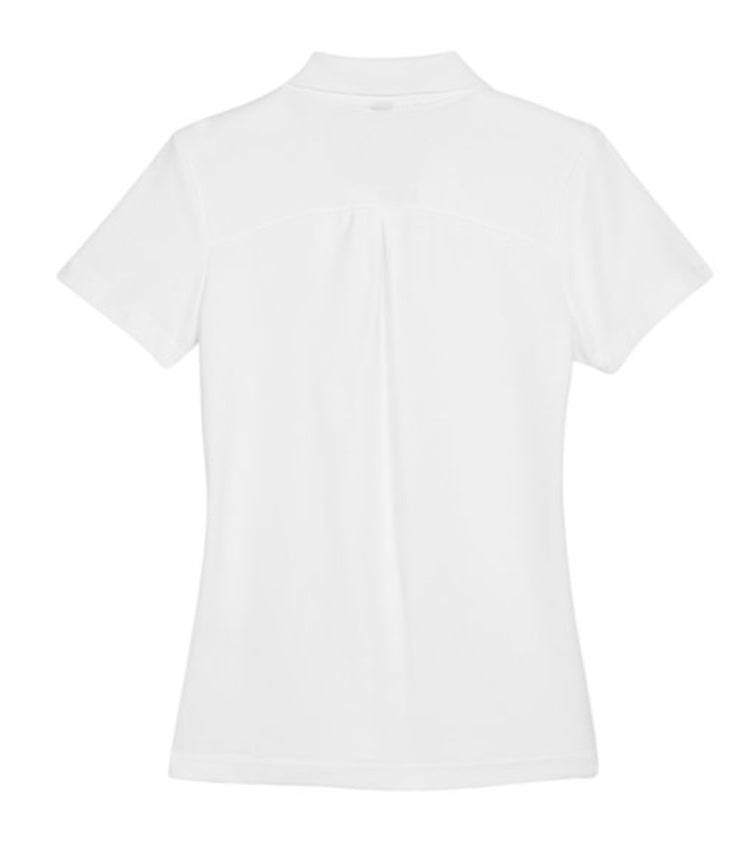 Women's White Polo with Burgee