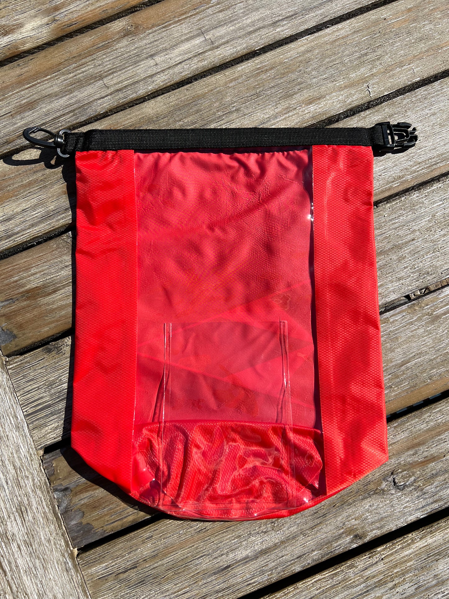 5.0 Liter Water Resistant Dry Bag With Clear Pocket Window