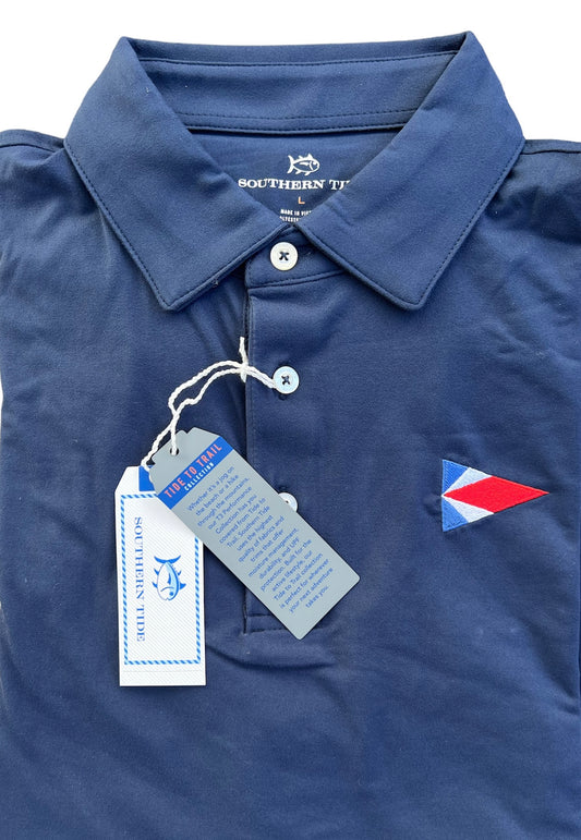 Kid's Southern Tide Polo with burgee