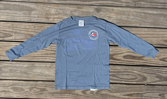 PRINTING DEFECT Cotton Long Sleeve Junior Sailing Team Shirt