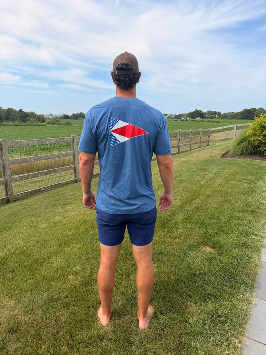 Adult Americana Star Burgee T-shirt