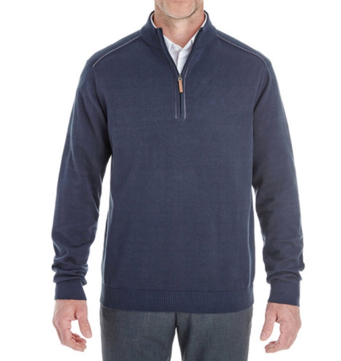 Men's 1/4 Zip With Burgee