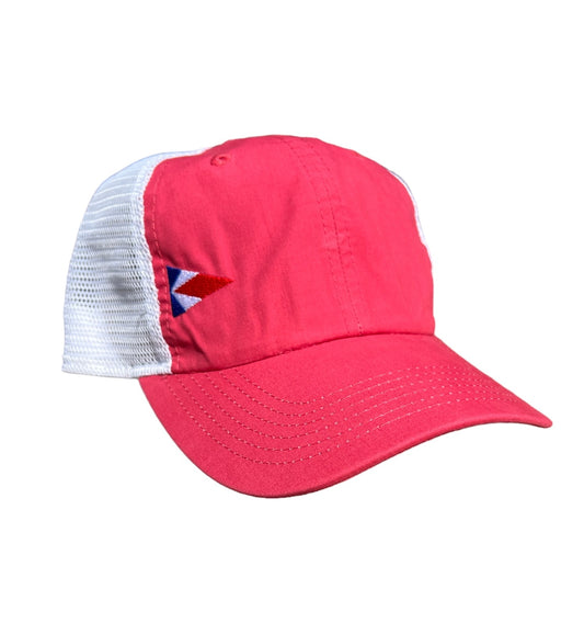 Hat Trucker Meshback with Burgee